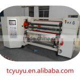 YU-802 Double Shaft Masking Tape Rewinder Machine , Adhesive Tape Rewinder , Log Roll Rewinding Machine thumbnail-3