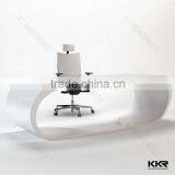 Solid Surface Semi Circle Office Small Reception Desk