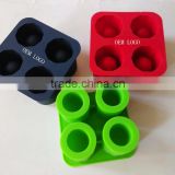 hot sell shot glass shaped silicone ice mold