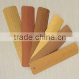 Wood color aluminum venetian slats of various specification
