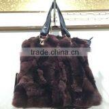 Lady's Rex Rabbit Fur Handbag thumbnail-1