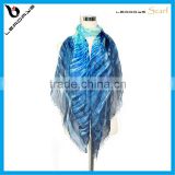 blue water wave printing yiwu scarf
