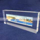 Hot Sale Acrylic Glass Block With Stamp, Glass Block Stands thumbnail-1