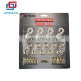 Hot Selling Brass Chrome Assortment Hook Set