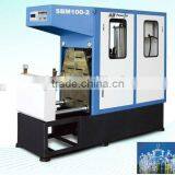 Semi auto PET PC stretch blow molding machine