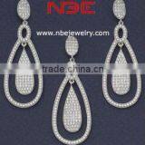 Wax Micro Setting 925 Sterling Silver Jewelry Set thumbnail-1