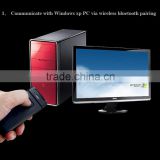 1D Mini Portable Wireless Bluetooth CCD Barcode Scanner for Supermarket, Library, Storehouse