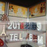 Up in Lights Decorative LED Alphabet White Wooden Marquee Letters Light - Letter A to Z thumbnail-1