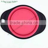 2016 Wholesale Pet Product Bowl Foldable Silicone Dog Bowl thumbnail-3