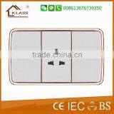 110V ac Power Universal Adapter Outlet Malaysia 3 Pin Power Socket thumbnail-1