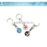 Cheap and High Quality Metal Trolley Coin/ Token Key Chain