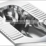Stainless Steel WC Squatting Pan Toilet GR-005 thumbnail-3