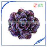 Bright Vibrant Colours Bow Resin Crafts Flat Back Resin Flower in AB Colors thumbnail-3