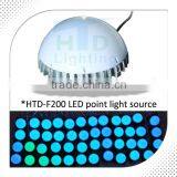 200mm high quality 36leds 9w 24v smd5050 rgb led point light