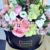 2016 Luxury Rose Delivery Round Packaging Gift Box Printing, Wholesale Flower Shipping Boxes for Sale in China