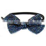 Fashionable Hair Bow Crystal Headband FCK-102970400 thumbnail-1