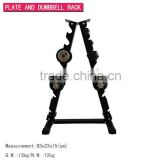 PLATE AND DUMBBELL RACK