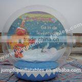 2015 Cheap Christmas Snow Globe for Sale,3m Dia Inflatable Globe Snow Ball Free Shipping