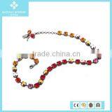 New Charms Fashionable Austria Crystal Silver Chain Necklace thumbnail-3