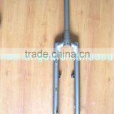 OEM Titanium Mountain Bicycle Front Fork Custom Ti MTB Bile Fork With Disc Brake