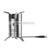 Stainless Steel Biomass Portable Stove With Best Materials Black Color Pellet Stove Wood thumbnail-2