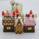 Crafts Gifts House Designer Charms Pendants Ornaments Key Chains Rings With Ice Cream