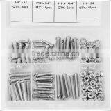 TC 125pc BV Certification Assorted Fastener Bolts And Nuts