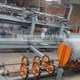 2 Wires Entry Fully Automatic Chain Link Mesh Machine With Mesh Rolling Machine thumbnail-3