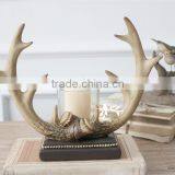 Resin Deer Antler Candle Holder for Christmas,hand-made Antler Decoration thumbnail-4