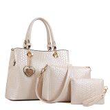 NEW 2016 Model Top Quality Woman Tote 3pcs in 1 Set Bags thumbnail-2