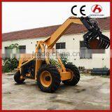 China Manufacture 1ton Wheel Loader Grab Sugar Cane Loader for Sale thumbnail-1