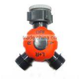 2-Way Garden Hose Splitter With Dial Switch thumbnail-2