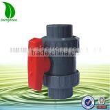 Double Union PVC Plastic Ball Valve With Socket End thumbnail-1