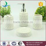 Soild Color Ceramic 4pcs Bath Accessories ,bathroom Sets thumbnail-1