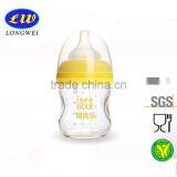 120ml Clear Baby Feeding Milk Bottle Glass Baby Bottle thumbnail-1
