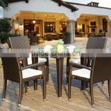 Outdoor Rattan Table and Chairs for Coffee Shop thumbnail-1