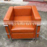 Sectional Leather Sofa Furniture BY2105 Stainless Steel Frame thumbnail-5