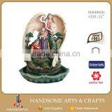 13 Inch Resin Shepherd Garden Indoor Water Fountain thumbnail-5