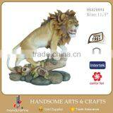 6 Inch Resin Craft Home Decor Holiday Gifts Lively Lion Sculpture Animal Statue thumbnail-5