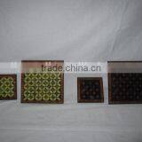 mosaic glass customized plate