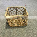 2016 Linyi New Desgin Eco-friendly Hand Woven Hemp Rope Basket thumbnail-2