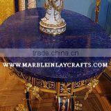 Blue Semi Precious Stone Lapiz Lazuli Table Top thumbnail-1