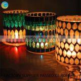Glass Mosaic Candle Holders thumbnail-4