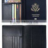 RFID Passport Holder, Cowhide Leather RFID Blocking Passport Case Cover Holder thumbnail-6