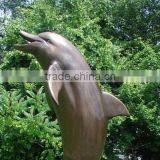 Garden Decoration Metal Statue Life Size Bronze Dolphin Statue Fountain for Hot Sale thumbnail-5