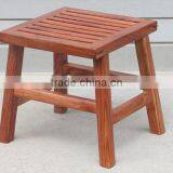 Vintage Shabby Rustic Wooden Short Child's Racing Car Wood Stool thumbnail-1