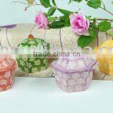 New Design Stoneware Casserole Handpainted Flower thumbnail-1