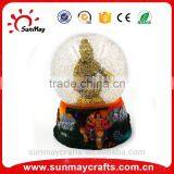 Custom Polyresin India Buddha Souvenir Snow Globe for Sale thumbnail-1