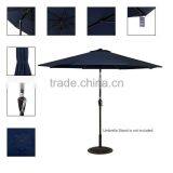 Navy Blue 3M Fabric Patio Market Umbrella thumbnail-2