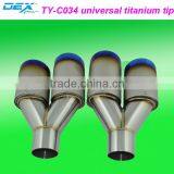 Car Universal Titanum Exhaust Tips Muffler